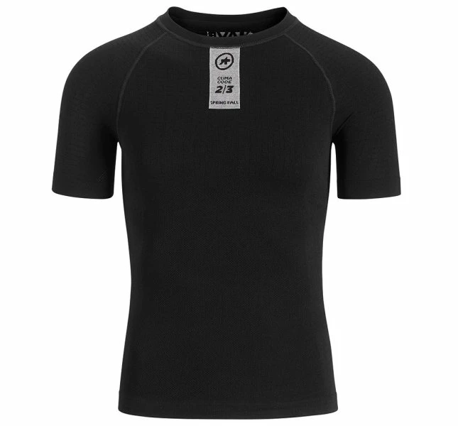 Bikediscount Assos Skinfoil Spring/Fall SS Base Layer BlackSeries 1 Bikediscount Assos Skinfoil Spring/Fall SS Base Layer BlackSeries