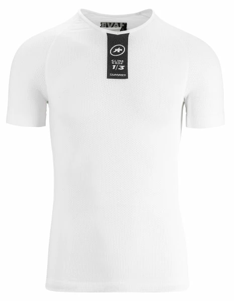 Bikediscount Assos Skinfoil SS Summer Base Layer White 1 Bikediscount Assos Skinfoil SS Summer Base Layer White