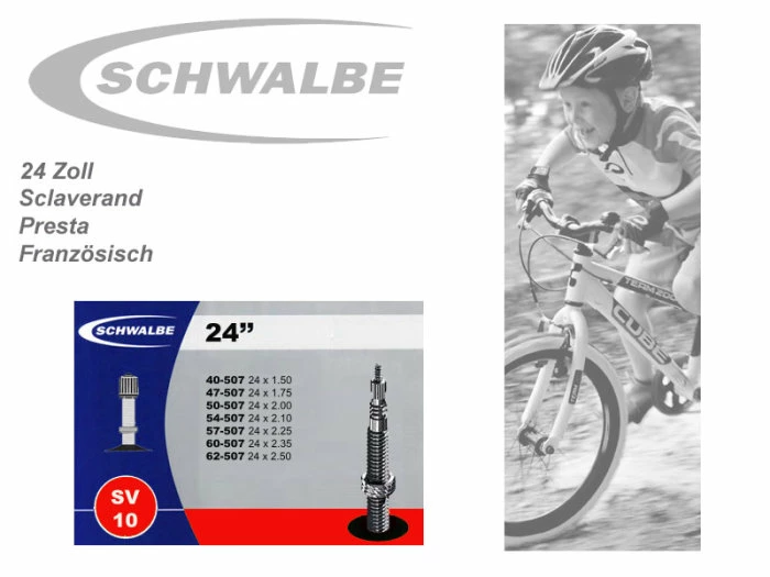Bikediscount Schwalbe SV10 Schlauch 1 Bikediscount Schwalbe SV10 Schlauch