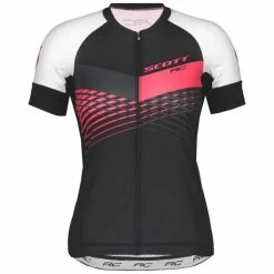 Bikediscount Scott RC Pro Damen-Shirt S/sl Black/azalea Pink