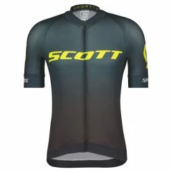 Bikediscount Scott RC Pro WC Edt. Shirt S/sl Black/sulphur Yellow