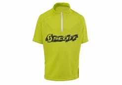Bikediscount Scott Shirt JR Logo Kurzarm Lime Green