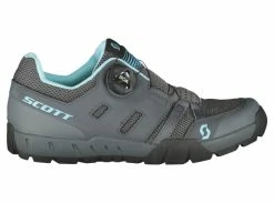 Bikediscount Scott Sport Crus-R Flat Boa Damen Schuh Dark Grey/light Blue