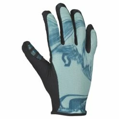 Bikediscount Scott Traction Contessa Sign. Handschuhe Langfinger Northem Mint/northem Blue
