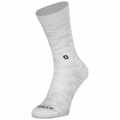 Bikediscount Scott Trail Camo Crew Sock White/black