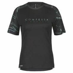 Bikediscount Scott Trail Contessa Sign.Damen-Shirt S/sl Black