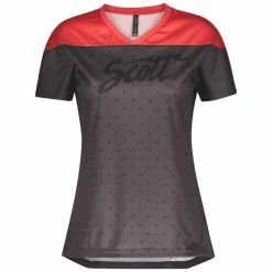 Bikediscount Scott Trail Flow Damen-Shirt S/sl Dark Grey/lollipop Pink