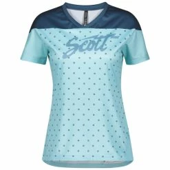 Bikediscount Scott Trail Flow Damen-Shirt S/sl Stream Blue/lunar Blue