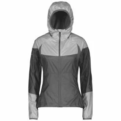 Bikediscount Scott Trail MTN Tech Hybrid WB Damen-Jacke Light Grey/dark Grey M