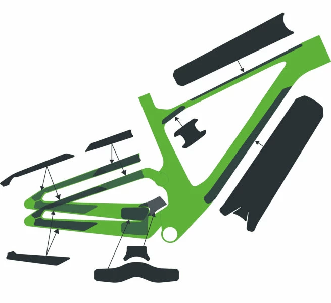 Bikediscount Syncros Frame Protection Kit Spark Carbon 1 Bikediscount Syncros Frame Protection Kit Spark Carbon